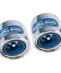 USA Made Chrome Plated Bearing Protector With 19B Bra And Blue Grease Indicator Bearing Buddy For Boats RVs And More Fits Hubs