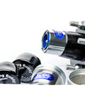 USA Made Chrome Plated Bearing Protector With 23B Bra And Blue Grease Indicator For Hubs With Two Point Three Two Eight Inch Inside Diameter
