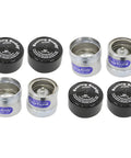 Pro Grade Trailer Hub Protection with Chrome Plated Bearing Protectors and 23B Bra USA Made 2 Pairs Dust Cap Replacement