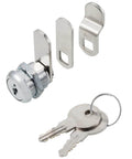Keyed Alike Five Eighth Inch Cylinder Cam Locks Set for Cabinets Tool Boxes RV Compartments Mailboxes Vending Machines and Drawers Chrome Finish Includes Three Cams and Two Keys Fits Up To Three Eighth Inch Panel Thickness