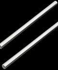 Two Pack 8mm x 150mm Chrome Linear Motion Rods provide hardened steel guide rails with rust resistance and tight tolerances