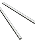 Two Pack 8mm x 150mm Chrome Linear Motion Rods provide hardened steel guide rails with rust resistance and tight tolerances, visible.