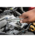 Durable 247-Piece Mechanic Tool Set With One Quarter, Three Eighths, And One Half Inch Drives used on engine