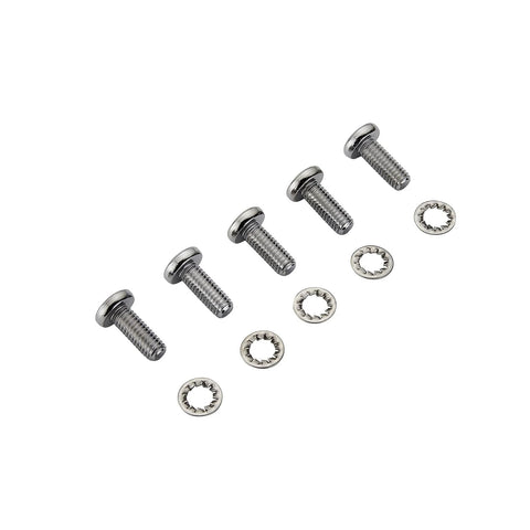 Chrome Front Disc Brake Rotor Torx Bolts 10 Pack Five Sixteenths By Eighteen Threads Seven Eighths Inch Long For Harley Davidson