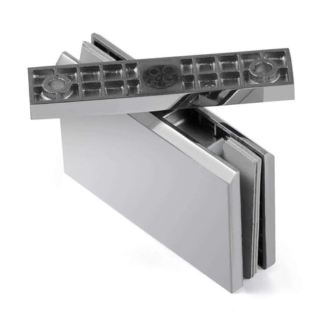 Heavy Duty 360 Degree Shower Glass Door Pivot Hinge Built Tough 304 Stainless Steel Top And Bottom Mount Frameless