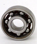 Chrome Steel 608 Miniature Open Ball bearing - 8x22x7mm, showcasing steel material and open design for high-speed applications.