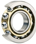 Open bearing showing 10 Pack 1/2 Inch Precision Chrome Steel Ball Bearings G25 AISI 52100 Hardened Built To Last For Heavy Duty Industrial Use
