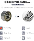 Chrome steel 20 Pack Double Shielded Miniature Ball Bearings 3x6x2.5mm for durability and resistance in compact applications
