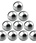 10 Pack 1/2 Inch Precision Chrome Steel Ball Bearings G25 AISI 52100 Hardened for heavy duty industrial use in vehicles and machinery