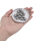 Top Notch 12 Pcs Precision Balls Nine Sixteenth Inch Diameter G10 Chrome Steel Bearing Balls in hand