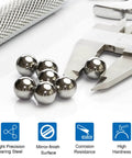 Boss Grade Chrome Steel Balls 5mm G25 Precision 200 Count For Ball Bearings Machinery Automotive And DIY Mirror Finish