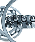 Boss Grade Chrome Steel Balls 5mm G25 Precision 200 Count For Ball Bearings Machinery Automotive And DIY Mirror Finish And Superior Wear Resistance By Uxcell in a bearing assembly.