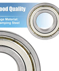 Beefy Deep Groove Ball Bearing 6003Z With Single Shield 17mm By 35mm By 10mm Chrome Steel Bearings Pack Of 1 Built For Heavy Duty DIY Projects.