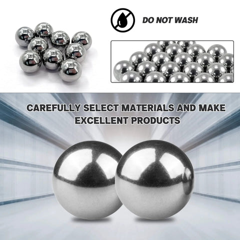 200 Pieces Half Inch Chrome Steel Bearing Balls Precision Hardened Chromium Steel Balls Kit For Ball Bearings 12.7 Mm Diameter