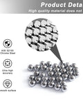 100 Pieces Chrome Steel Bearing Balls Approximately 13mm Diameter Half Inch Precision Grade Hardened Chromium Steel for Bearings And Ball Bearings Spares Kit Pro Grade For Precision Machinery And DIY Projects With Smooth Finish shown with product details