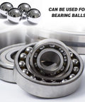 100 Pieces Chrome Steel Bearing Balls 16mm Five Eighths Inch Pro Grade G25 Polished Surface Lightly Oiled For Smooth Low Friction