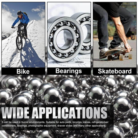 2 Pack 45mm Chrome Steel Bearing Balls For Precision Bearings And Bicycle Parts, Top Notch Hardness Chrome Steel Balls, Corrosion Resistant