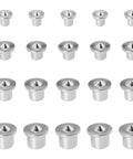 Image of Twenty Piece Panel Furniture Positioning Dowel Pin Kit For Cabinets And Woodworking Includes 1/4 5/16 3/8 And 1/2 Inch Round Pins.