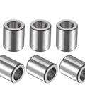Oilless Sleeve Bearings 6mm Bore 10mm Outer Diameter 12mm Length Chrome Steel Bushing Set Of 6 arranged in two rows