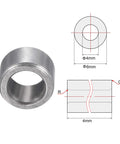 Chrome Steel Oilless Sleeve Bearings 4mm Bore 6mm Outer Diameter 4mm Length Set Of 6 High Load Capacity Wear Resistant Vibration Reduction