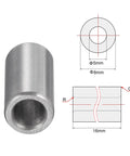 Chrome Steel Sleeve Bearings 5mm Bore 8mm Outer Diameter 16mm Length Oilless Bushings Set Of 6 with technical diagram