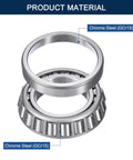 Two Pack 30212 Tapered Roller Bearing Cone And Cup Set 60 Mm Bore 110 Mm OD ABEC 3 Pre Lubed Chrome Steel for machinery use