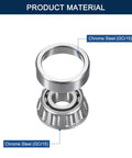 2 Pack 30200 Tapered Roller Bearing Cone and Cup Set, 10mm Bore 30mm OD 12mm Cup Width, Chrome Steel Wheel Bearings, ABEC-3 view
