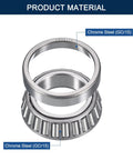 Close-up of Two Pack LM68149 10 Tapered Roller Bearing Cone and Cup Set for Heavy Duty Machines in Chrome Steel