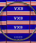 VA080CP0 Thin Section Bearing 8" x 8-1/2" x 1/4" inch on a blue and red VXB box background.