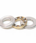 Thrust Ball Bearing 8mm Bore 22mm Outer Diameter 7mm Width Chrome Steel Single Direction 10 Pack components displayed