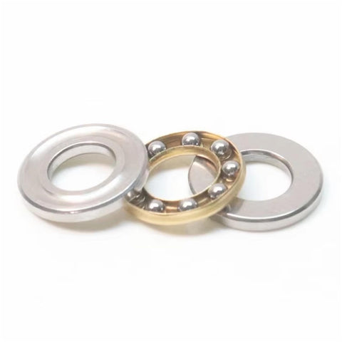 Thrust Ball Bearing 8mm Bore 22mm Outer Diameter 7mm Width Chrome Steel Single Direction 10 Pack components displayed