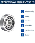 2 Pack 30200 Tapered Roller Bearing Cone and Cup Set, 10mm Bore 30mm OD 12mm Cup Width, Chrome Steel Wheel Bearings, ABEC-3