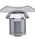 Effortless, keyless access with a thumb operated offset cam lock for RVs, campers, storage cabinets, drawers, and mailboxes; simply turn the wing handle to lock or unlock, compact 19x16mm size, color S.