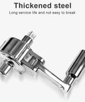 Heavy Duty Tire Iron Wrench Set With Chrome Plated Vanadium Steel Construction And 17mm 19mm 21mm Sockets For Quick Auto Repairs