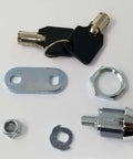 Chrome tubular cam lock with keyed alike functionality and removable keys for easy, secure RV compartments and cabinet storage; fits up to 3/8 inch thickness, 90 degree cam, pack of 1 includes lock and two keys.