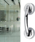 Anti Slip Vacuum Suction Cup Handrail For Bathroom And Kitchen, ABS PC Grab Bar With Glass Door Window Handle, chrome finish