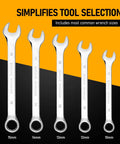 159 Piece Tool Set With Storage Case For Mechanic And Car Repair Home Auto Fixes And General DIY Projects wrenches display