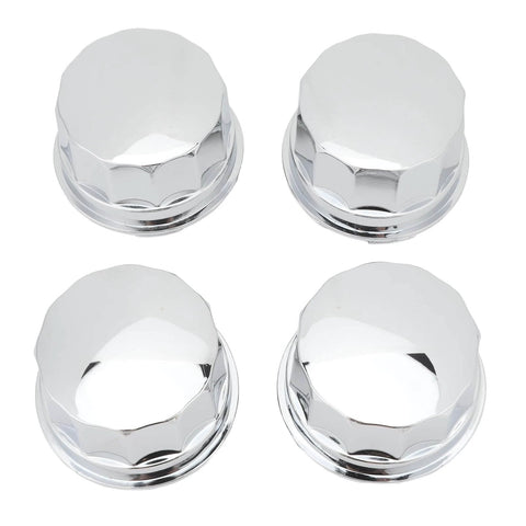 4PCS ATV & Go Kart Wheel Dust Cover for 110, 125, 250, Rims - Effective Wheel Protector Optimized (Plastic Flat Head)