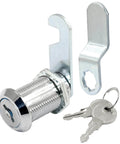 Cam Lock Set For Cabinets With Keyed Alike One And One Eighth Inch Cylinder For File Cabinets Lockers Mailboxes Drawers And Tool Boxes Made From Chrome Plated Zinc Alloy Corrosion Resistant And Durable Security