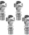 2 pair 1.25 inch Heim Joint Rod End Kit, chromoly rod ends with right and left hand thread, heat treated and hard chrome plated