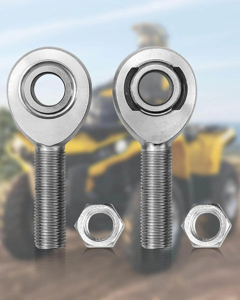 1/2 inch Heim joint rod end kit with jam nuts, left and right hand thread chromoly panhard bar joints, chrome plated