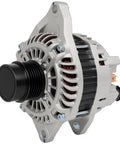 Front view of Drop In High Quality Alternator Replacement For Chrysler 200 2011 To 2013 Sebring 2.4 L 115 A CW 11231 4801323AC.