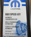 Chrysler Dodge Jeep Ram 8 And 9 Speed Automatic Transmission Fluid New OEM Genuine ATF For 8 And 9 Speed Transmissions Part 68218925AB bottle