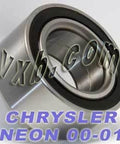 CHRYSLER NEON Auto/Car Wheel Ball Bearing 2000-2001 - VXB Ball Bearings