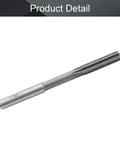 Three eighths inch H7 HSS chucking reamer lathe tool for metal and non ferrous copper round shank milling cutting front view