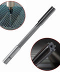 Chucking Reamer Three Eighths Inch H7 HSS Lathe Tool For Metal And Non Ferrous Copper Round Shank Milling Cutting Tool