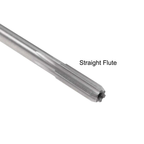 5.1mm Chucking Reamer for Stainless Steel and Copper Alloys Uxcell HSS Cobalt M35 Lathe Tool with D4 Accuracy, straight flute view