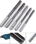 Chucking Reamer Three Eighths Inch H7 HSS Lathe Tool For Metal And Non Ferrous Copper Round Shank Milling Cutting Tool Top Notch Pro Grade Uncoated