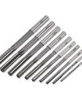 Chucking Reamer Set For Lathe Machines With Straight Flute Milling Reamers In High Speed Steel H7 Tolerance 3mm To 12mm 10 Pieces