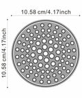 Circular Dot Background Die For Card Making And Scrapbooking Metal Cutting Dies Set dimensions 10.58 cm for die cutting and embossing